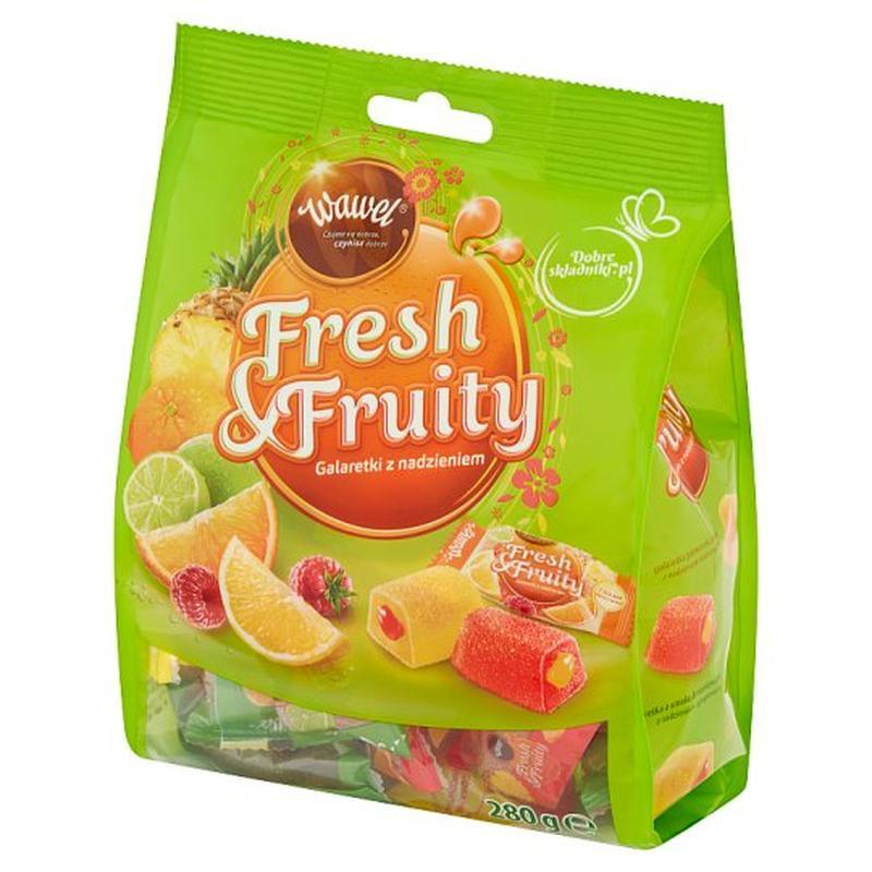 Wawel ''Fresh & Fruity Galaretki'' Geleebonbons 245g - Polskashop24
