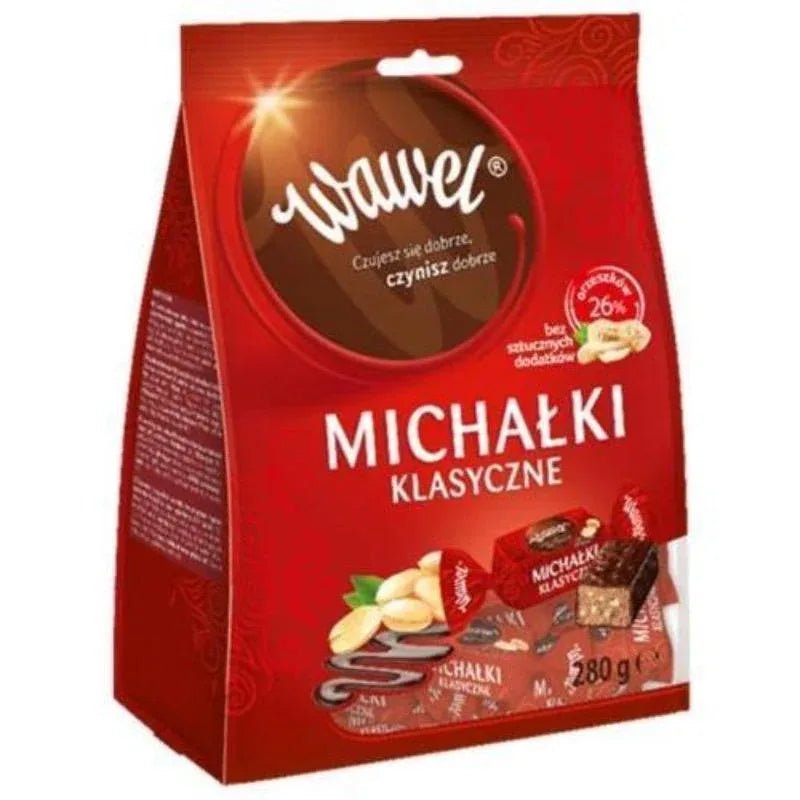 Wawel Michalki Klasyczne kaufen - Polnische Schokolade mit Erdnüssen 245g - Polskashop24