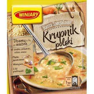 Winiary Krupnik Graupensuppe 59g - Polnische & Schlesische Spezialitäten - Online Supermarkt mit Lebensmittel aus Polen | Polski Sklep internetowy