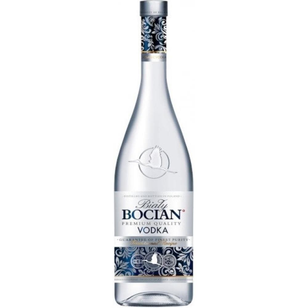 BOCIAN Vodka WÓDKA BIAŁY 0,5L 40% - Polnische & Schlesische Spezialitäten - Online Supermarkt mit Lebensmittel aus Polen | Polski Sklep internetowy