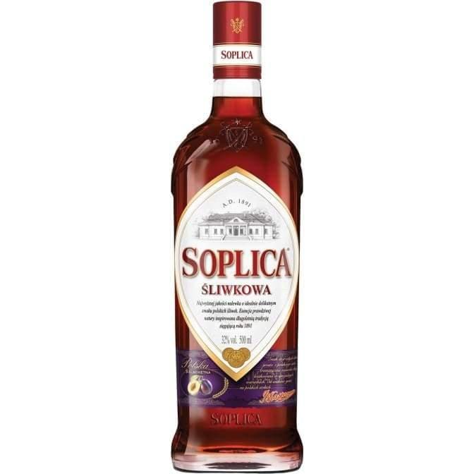 Soplica Sliwka / Pflaumen Wodka Vol. 30% Vol - 0.5 Liter - Polskashop24.de